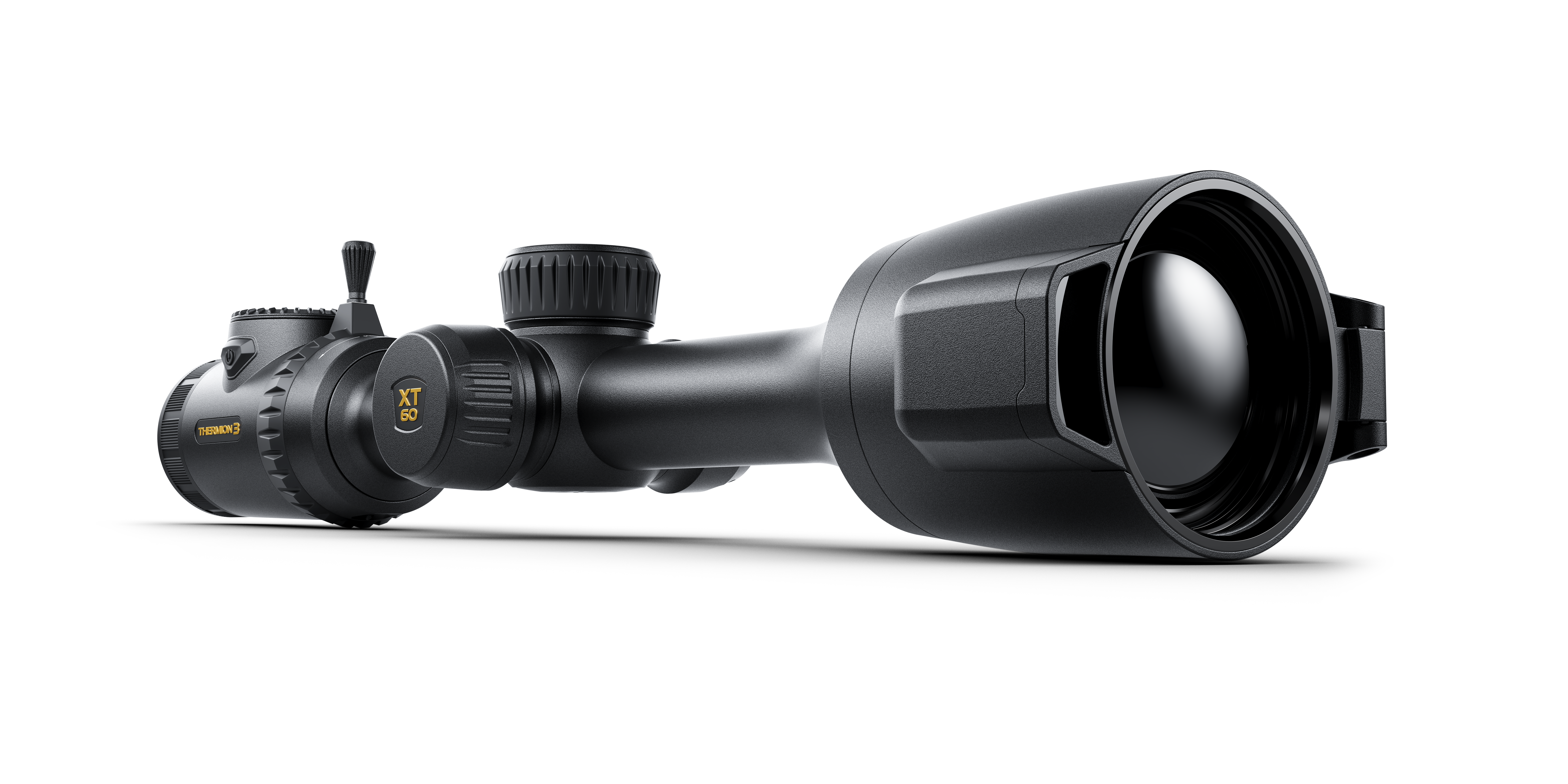 Pulsar Thermion 3 LRF XT60 thermal riflescope, front three-quarter view